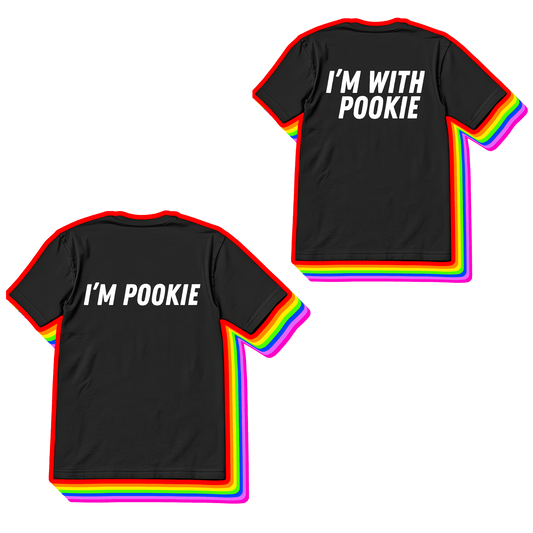 I'm Pookie I'm with Pookie T-Shirt Set